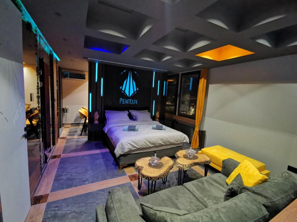 Pentlux - Spa Penthouse In The Heart Of Скопье Экстерьер фото